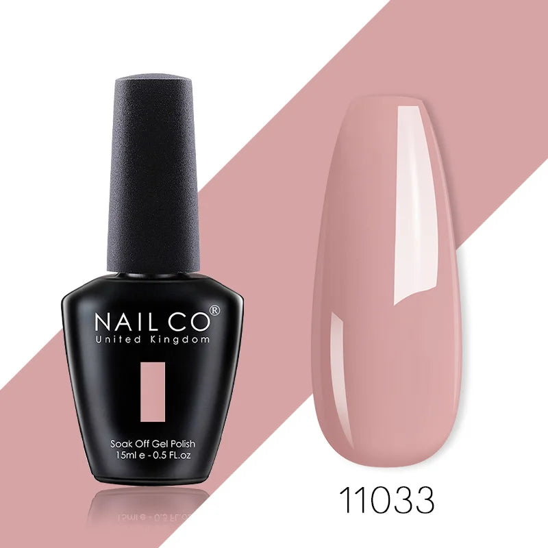 NAILCO 85 Colors Nail Gel UV LED Lacquer Manicure Varnish Hybrid Semi