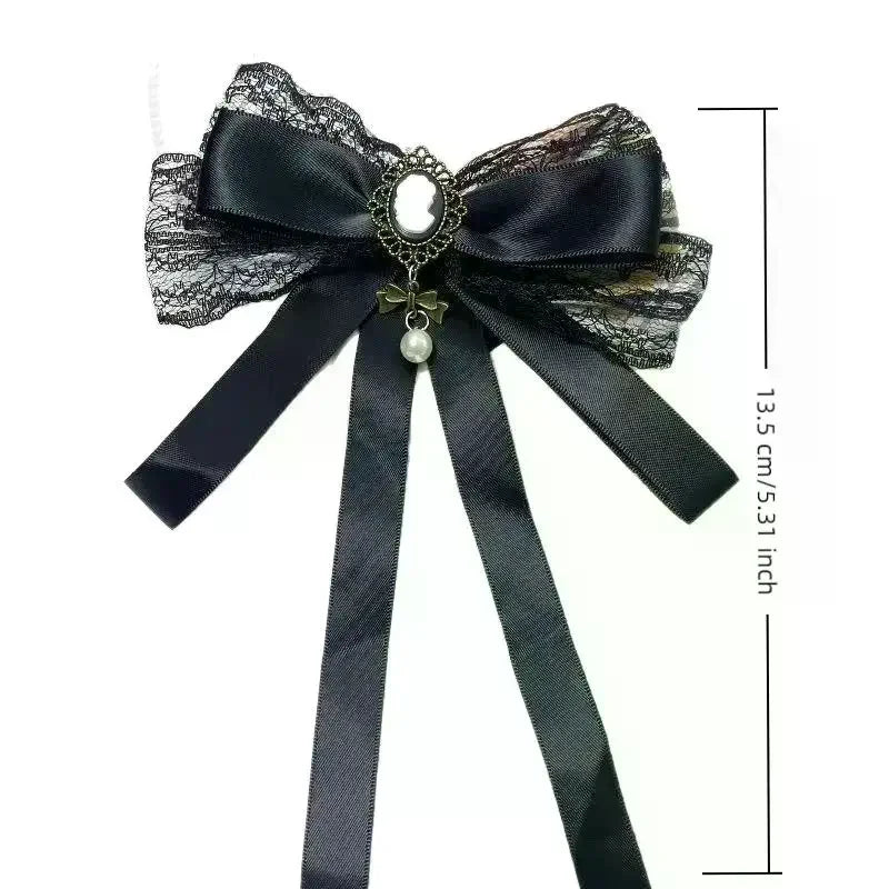 New Cloth Art Bow Tie Rhinestone Crystal Bowknot Brooches Clip For Women Wedding Party Necktie Jewelry Accessories Qme