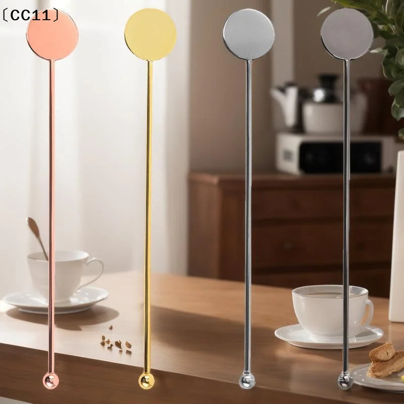 High-grade 304 Stainless Steel Stirring Sticks Elegant Swizzle Rods Qme
