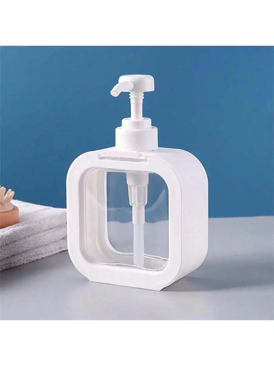 1PC300ML Bottling Bottles Suitable Skincare Lotion Shampoo Hand Qme white 300ml