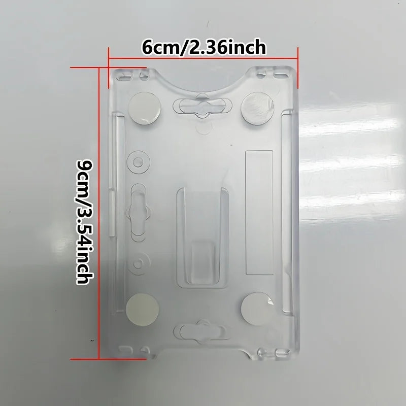 Windshield parking card holder, facilitating the operation of the safety door and the retrieval of identification cards. Qme 1bag