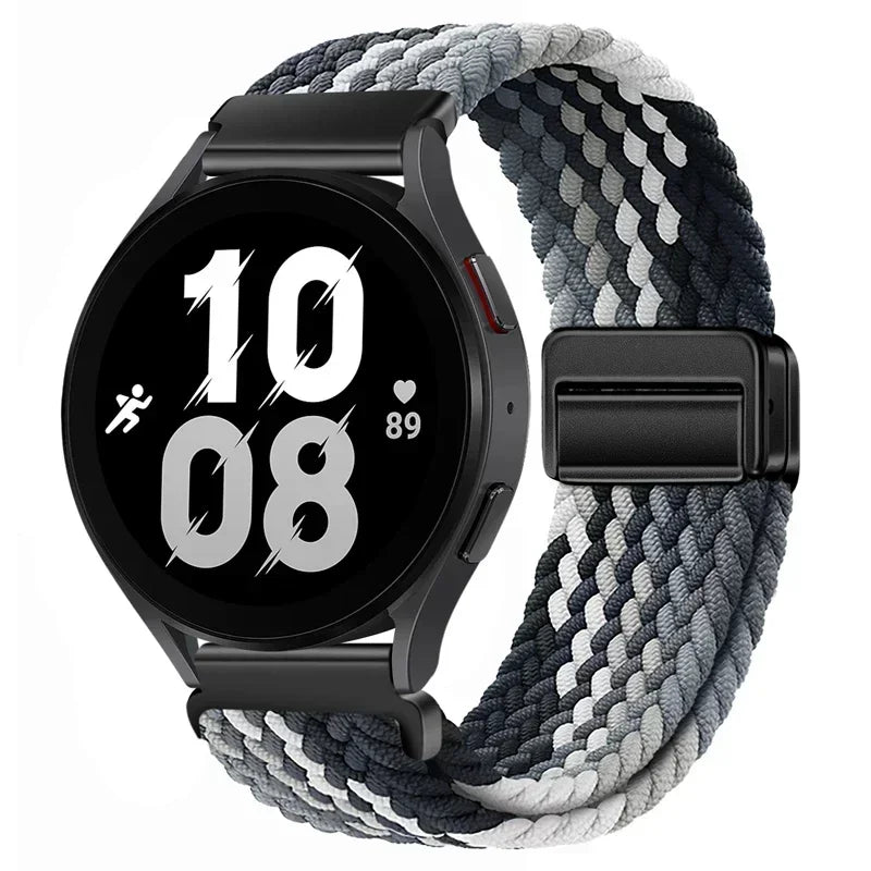20mm 22mm nylon strap For Huawei watch 4/GT4/2/3 Pro Amazfit GTR 4 Magnetic breathable watchbands For Samsung Galaxy watch 6 5 4 Qme