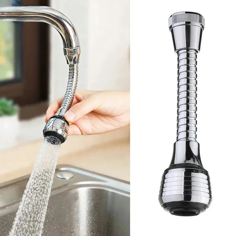 Kitchen Gadgets 2 Modes 360 Rotatable Bubbler High Pressure Faucet Extender Water Saving Bathroom Kitchen Accessories Supplies Qme