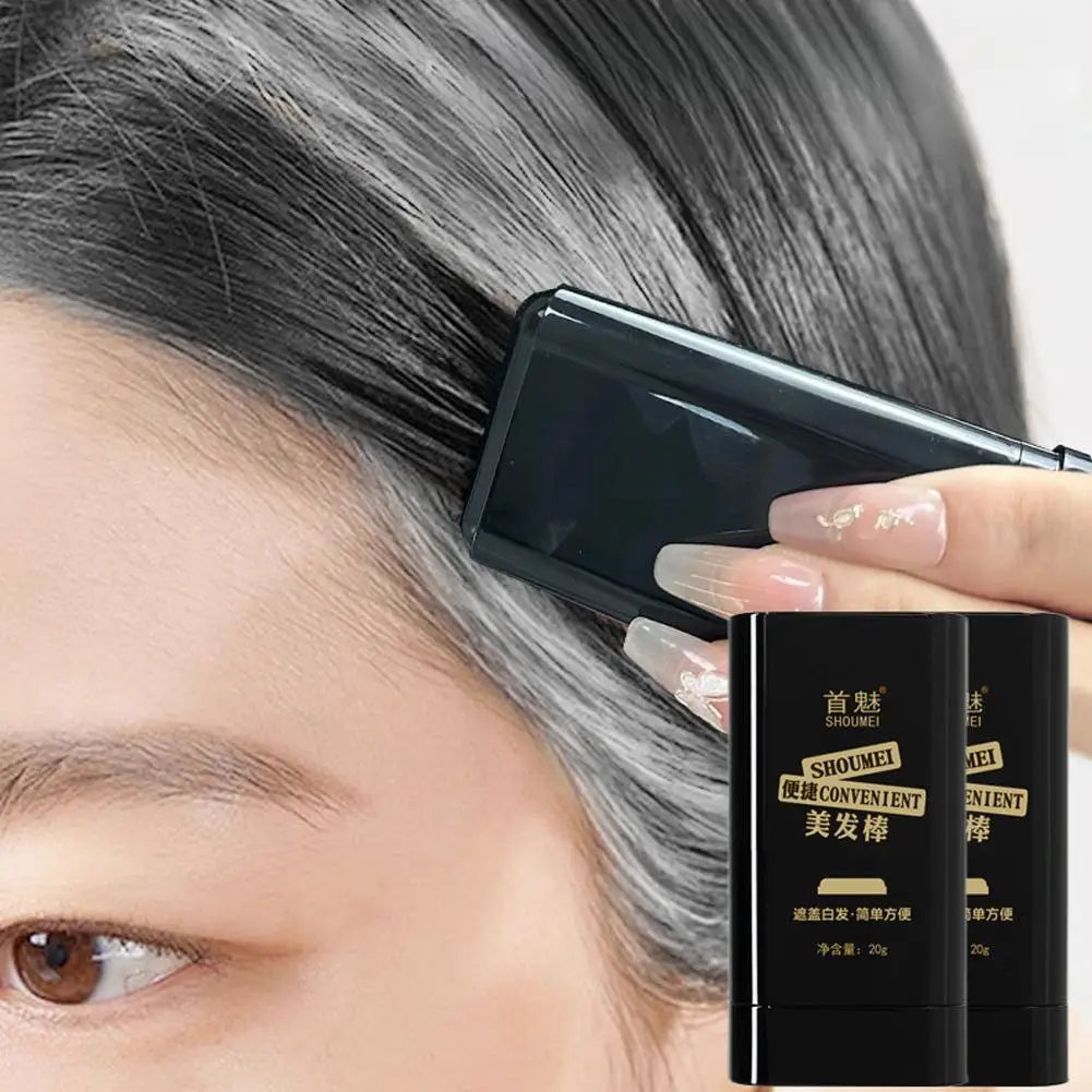 Hair Stick Gray Hair Covering Artifact No Color Loss Disposable Dye Stick Hair Roots Dyeing and Color Qme
