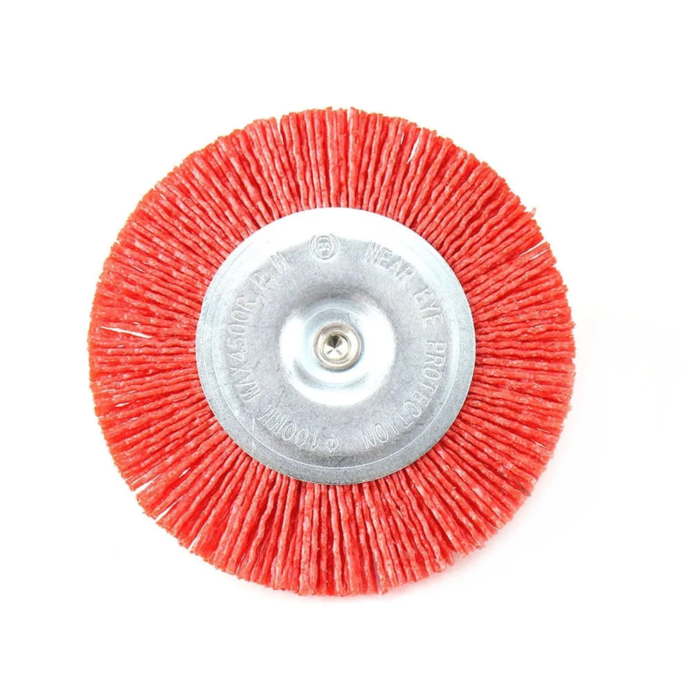 1 Pc Nylon Cup Brush Abrasive Wire Wheel Polishing Deburring 50/75/100mm Removing Paints Brush 6mm Shank Angle Grinder Qme