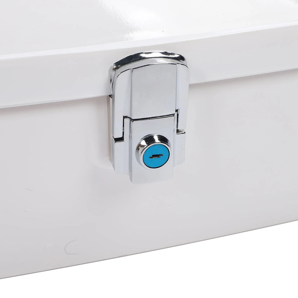 Motorcycle Rear Storage Box 48L ABS Luggage Case Quick Release Motorbike Tail Storage Box Waterproof and Shock Absorption Qme