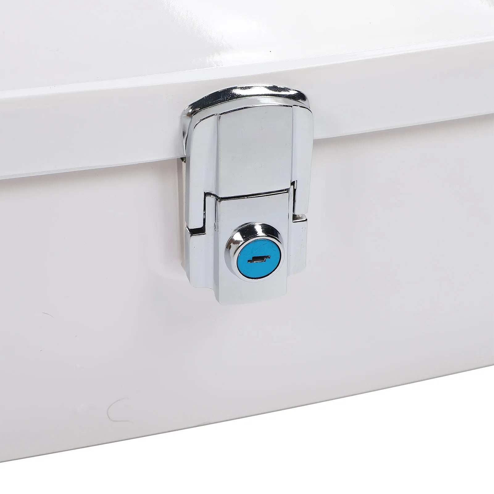 Motorcycle Rear Storage Box 48L ABS Luggage Case Quick Release Motorbike Tail Storage Box Waterproof and Shock Absorption Qme