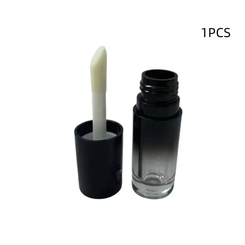 1 Empty Lip Gloss Tubes Round Thumb Brush Container Bottles Tube Used Qme A1