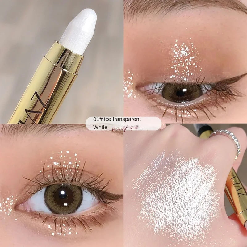 Long-lasting Waterproof Double-headed Shimmer Eyeshadow Stick Qme d2-900-1