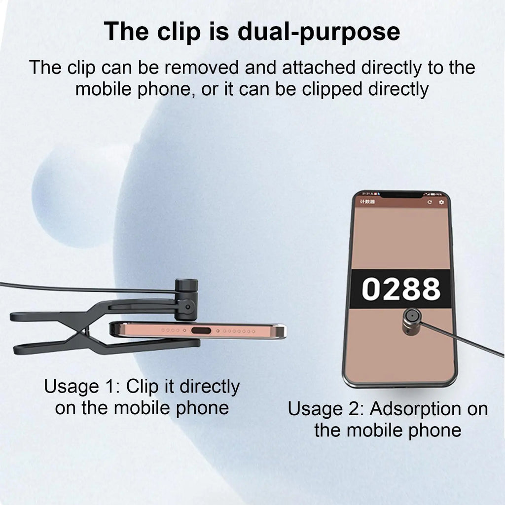 Auto Tapper Phone Clicker Adjustable Speeds Tapping Device Digital Qme