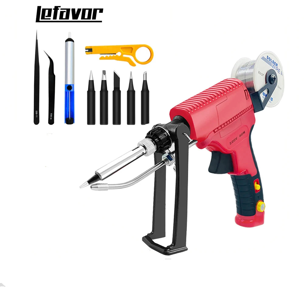 60W Electric Soldering Iron Manual Welding Gun Internal Heating Qme