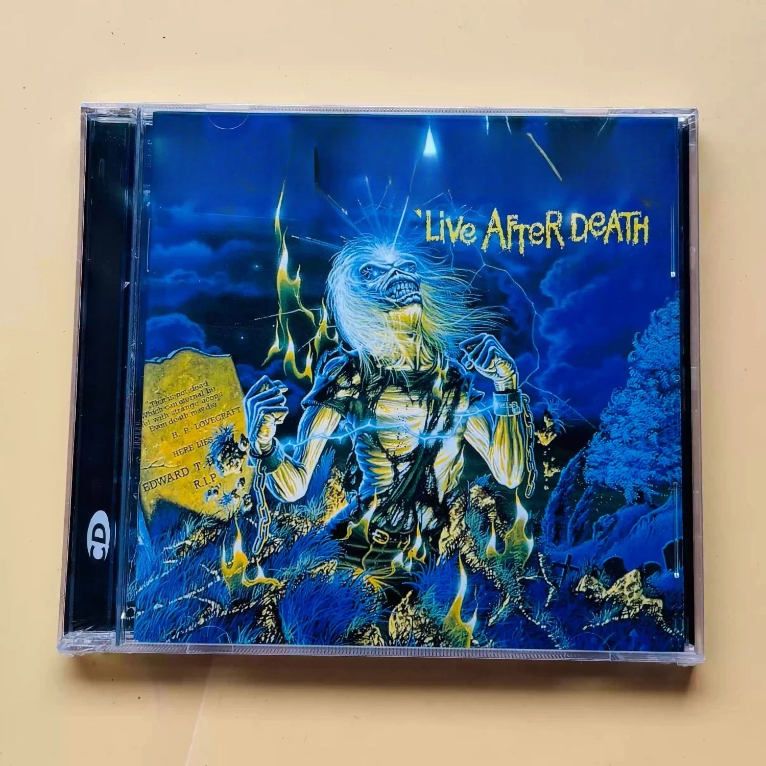 Classic Heavy Metal Jewel Case CD Set, Fast Riff Live Tracks for Audiophile Dynamic Test & Live After Death Metal Collection Qme Live After Death