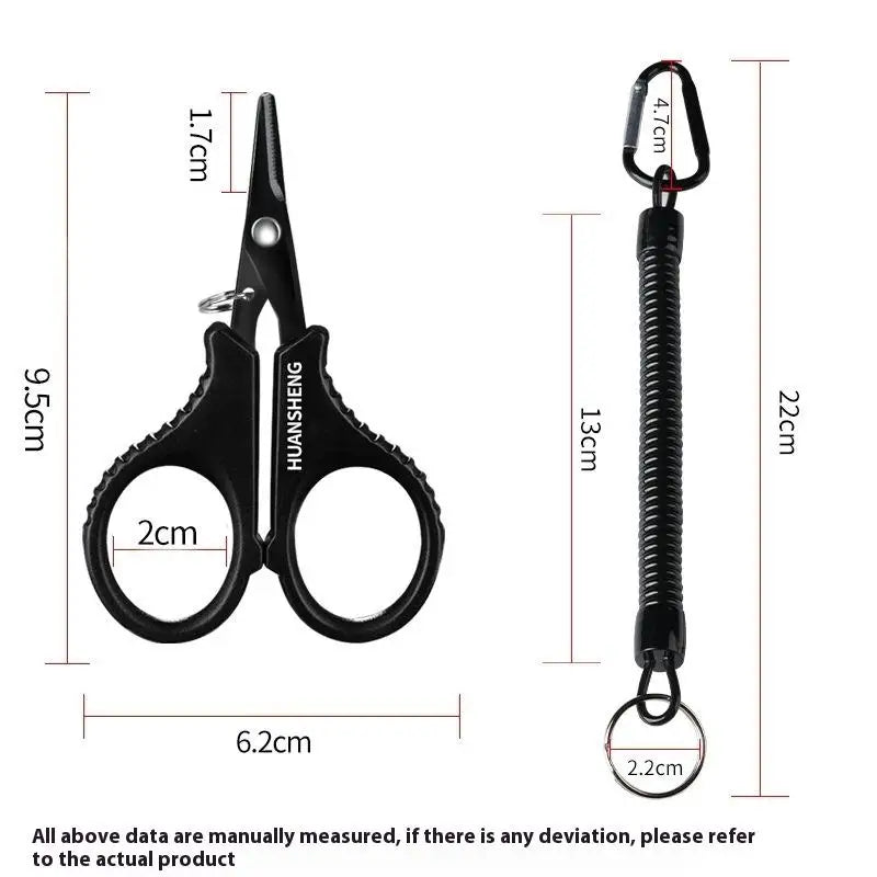 Titanium Coating Stainless Steel Fishing Scissor Plier Cut PE Braid Qme 5