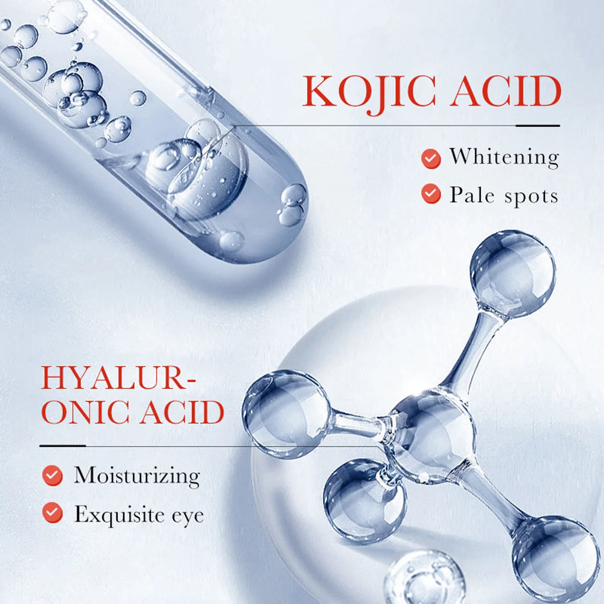 Kojic Acid Whitening Spot-removing Eye Cream Niacinamide Retinol Qme