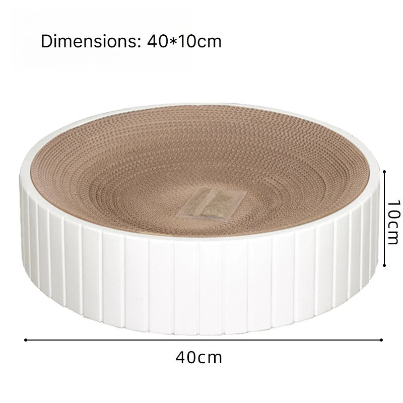 B Corrugated Cat Scratching Post with Catnip Wear-resistant Scratch-resistant Cat Bed Scratcher Sofa Protector Cats Furniture Qme
