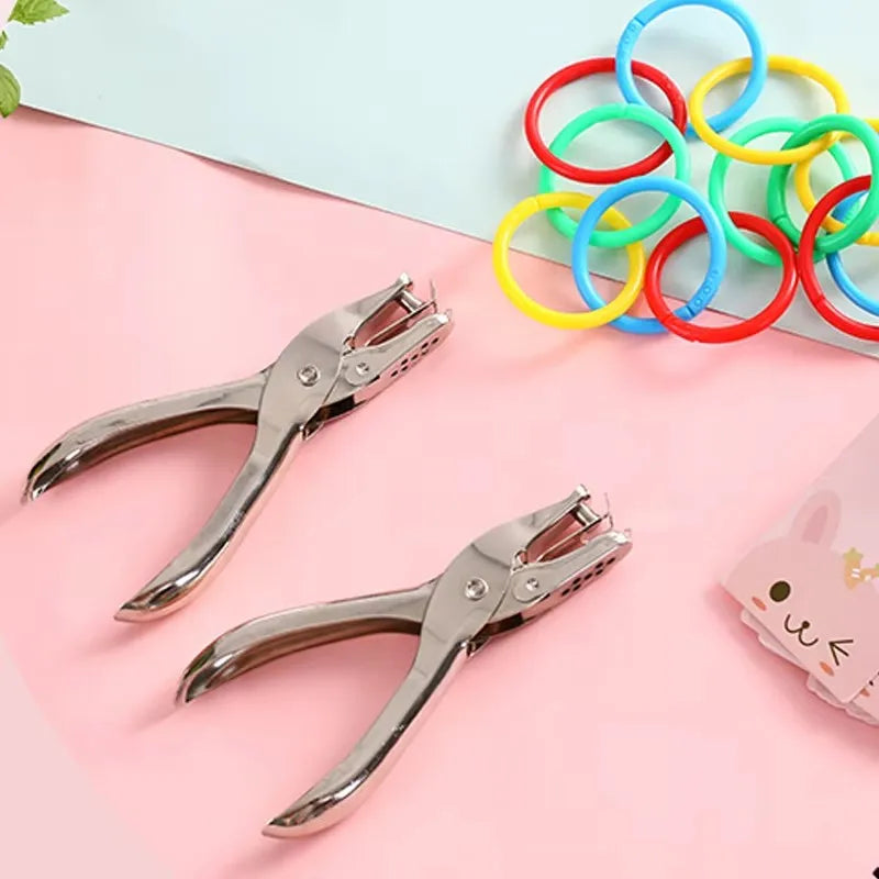 1PC Single hole punching 8 sheets capacity 6mm diameter hole punch toilet paper scrapbook hole punch Qme