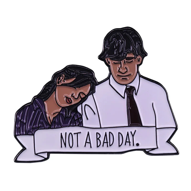 Classic Comedy Enamel Pins American Fashion TV Show Brooches for Friends Backpack Metal Lapel Pin Badges Jewelry Wholesale Qme style 29