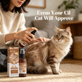 Pet Fur Care Oil Spray Moisturizing Fluffy & Smoothing Hair Reduce Knotting Anti-Shedding Grooming Gentle Pet Coat Conditioner Qme Default Title