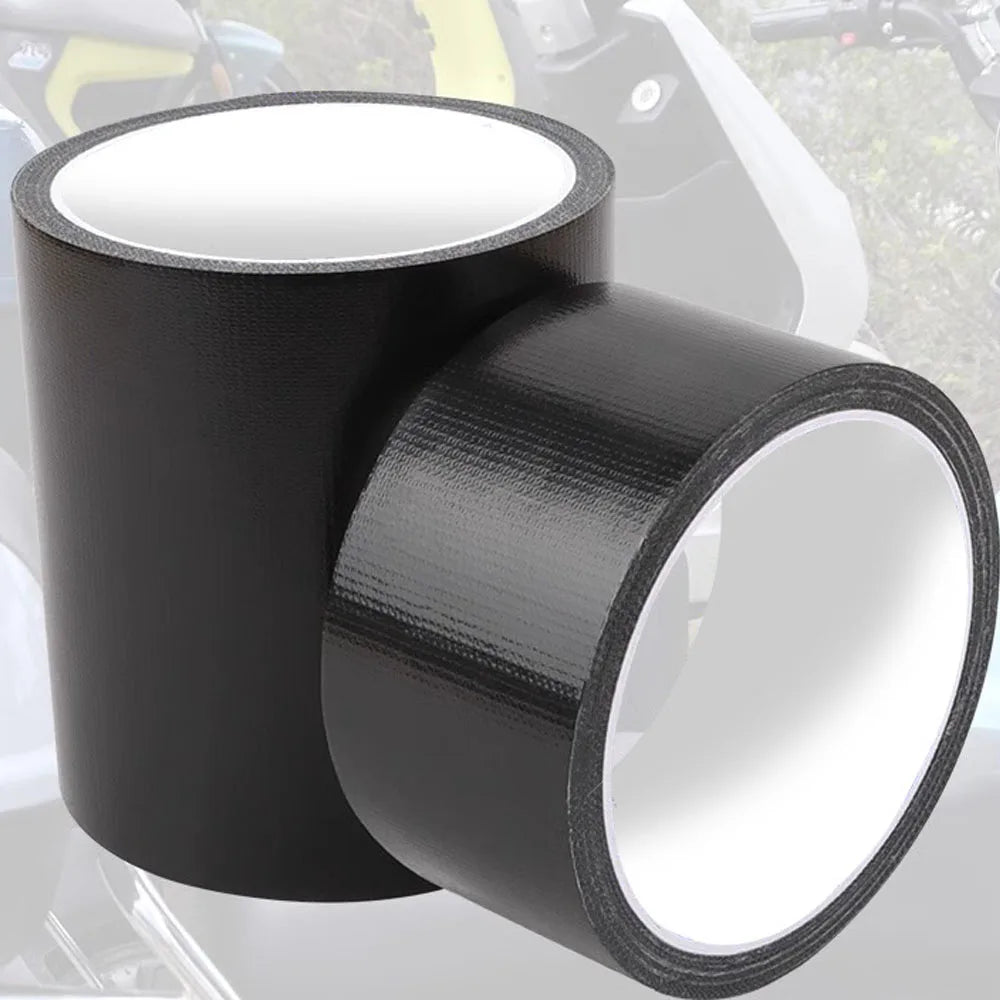 5cm/10cm Black Repair Tape Strong Adhesive Waterproof Fabric Tape for Tent Boat RV Covers Awning Umbrella Leather Repair Qme