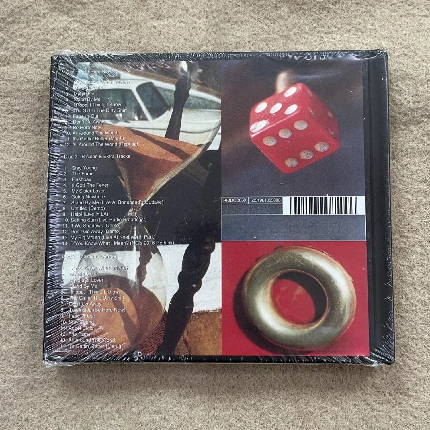 Classic Britpop Remastered CD Album | Retro Courtyard Collage Art-Style Cover, Original Recordings and Bonus Tracks Edition Qme