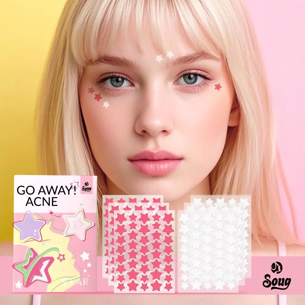 120-420 Counts Cute Colorful Butterfly Heart Star Shape Acne Pimple Qme