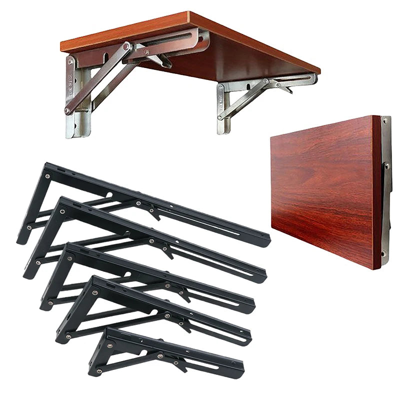 Innovative 1 Cold Rolled Steel Triangle Folding Shelf Bracket Qme