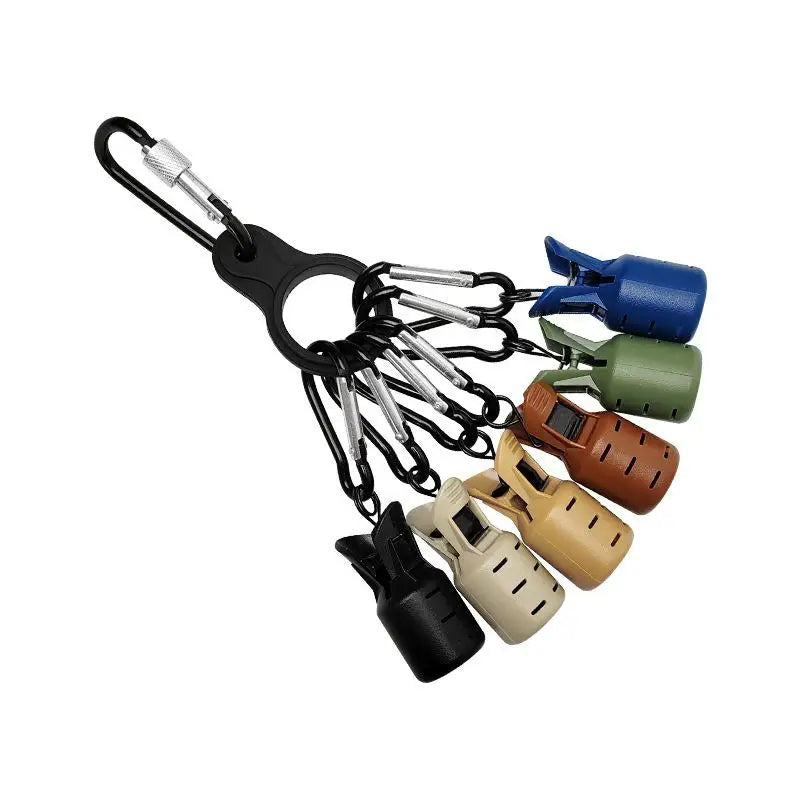 Fishing Lure Hook Cap Carabiner Anti-scratch Durable Multiple Colors Qme A2
