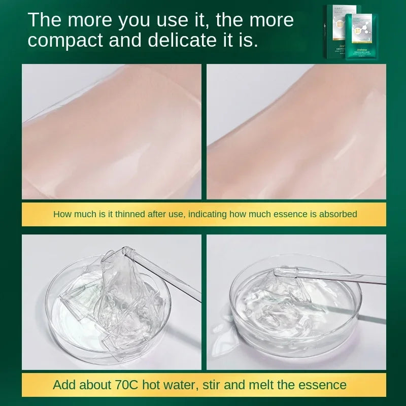5pcs*30ml Hot Sale Seaweed Collagen Filling Crystal Mask Replenishing Fruit Jelly Skin Transparent Mask Skin Care Masque Qme