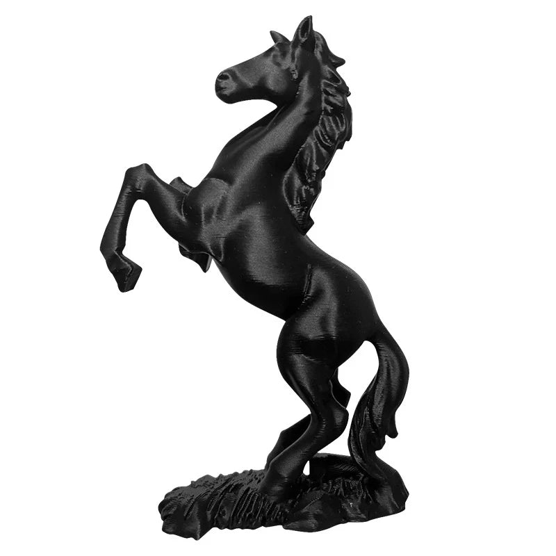3D Printed Horse Statue Pegasus Sculpture Modern Animal Art Decor Qme