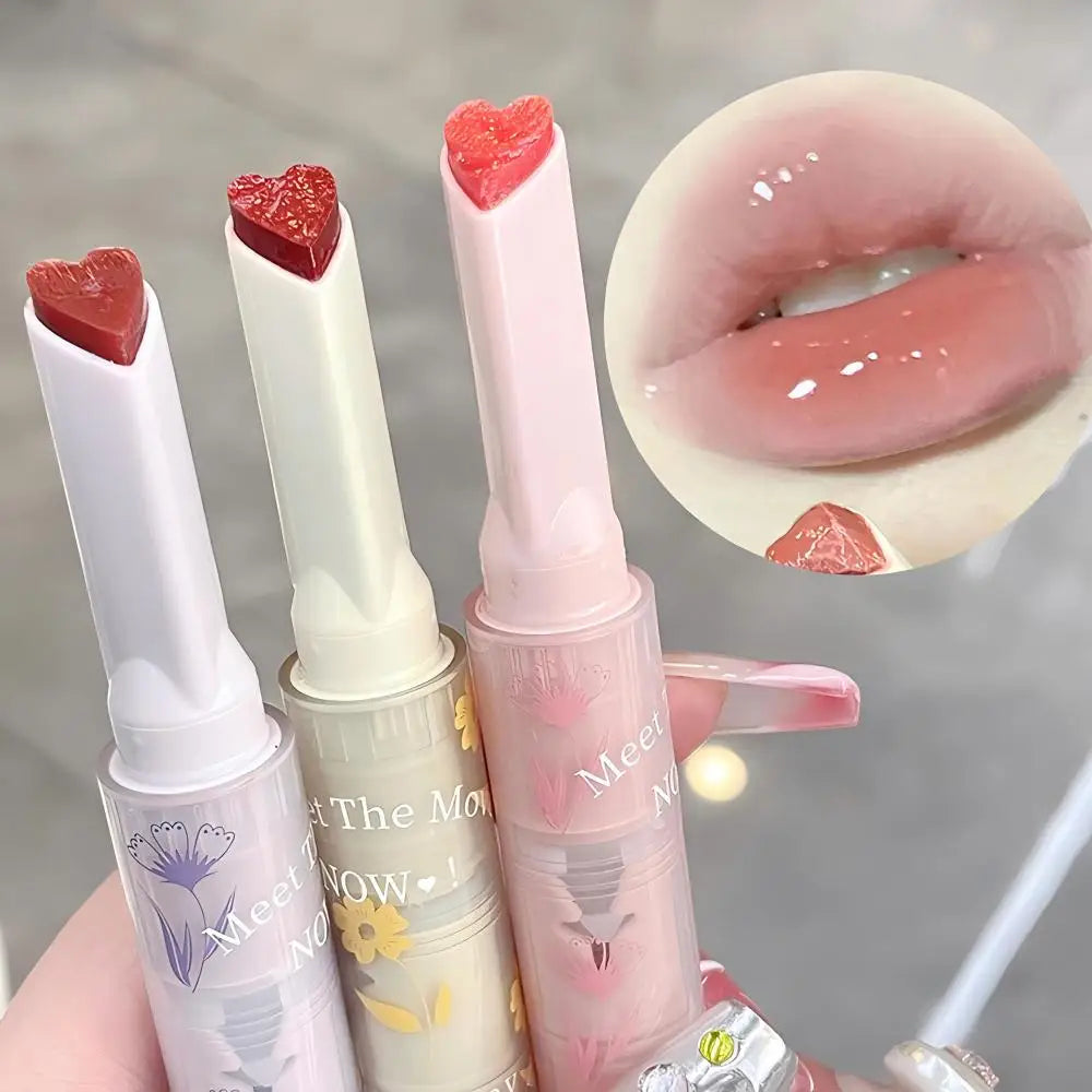 Gege Bear Flower Language Honey Heart Lipstick Love Shiny Qme