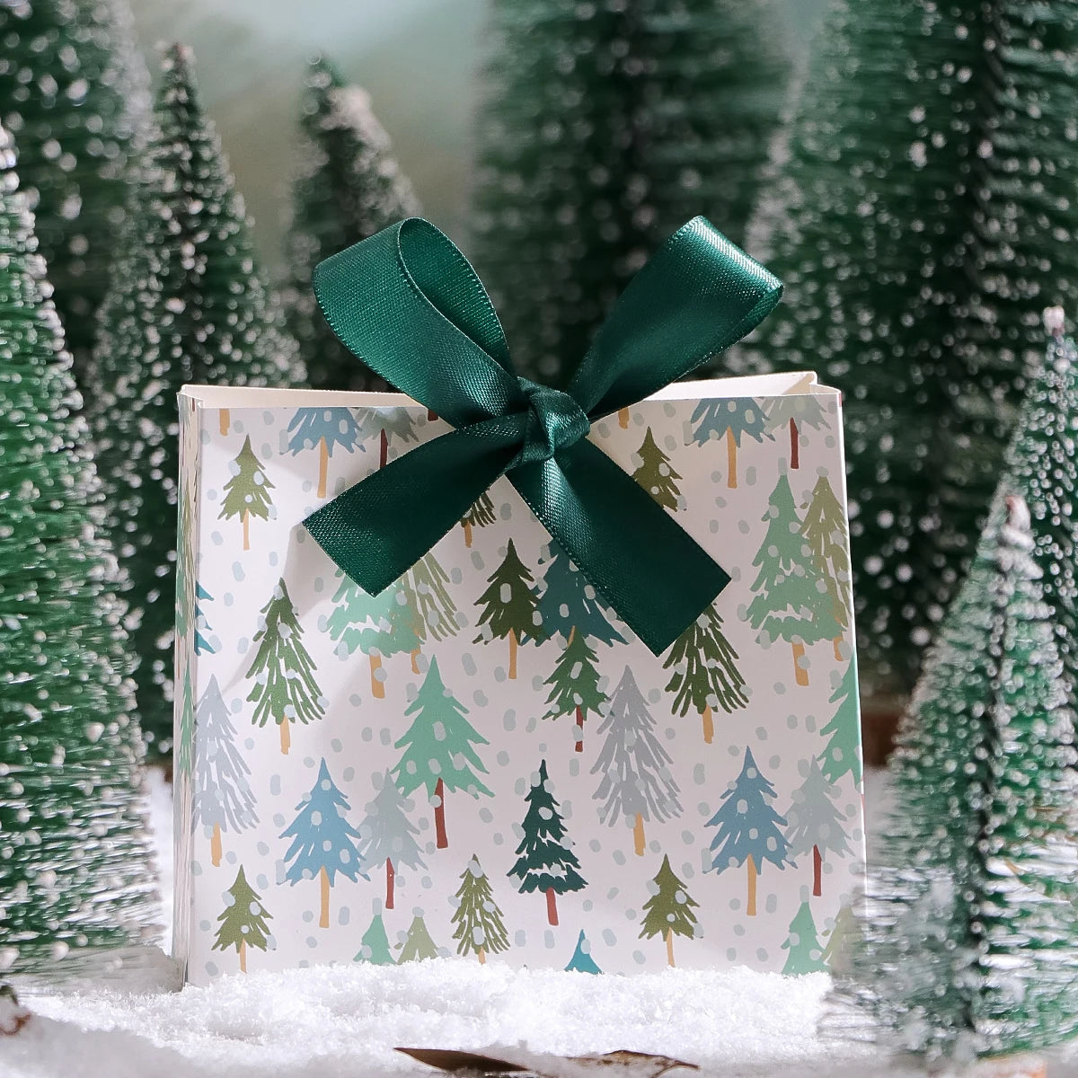 10-Pack Christmas Gift Boxes with Mini Holiday Gift Bags in Assorted Patterns for Candies, Chocolates and Small Gifts | Ideal Ch Qme B Other Other