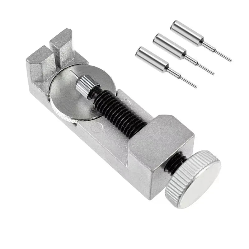 Strap Strap Link Pin Removal Repair Kit for Watchmakers with 3 Extra Pins Replacement Removal Spring Bar Kit Qme Silver