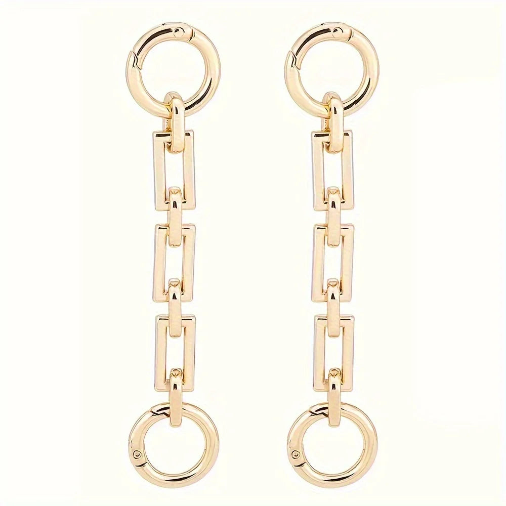 Extend the chain strap with replacement accessories. The chain pendant is suitable for shoulder crossbody wallets and bags Qme 2pcs