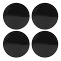 4PCS 56mm Car Wheel Center Hub Caps Black Compact Tyre Rim Hub Cover for Vehicle Wheel Center Hub Caps Qme Black