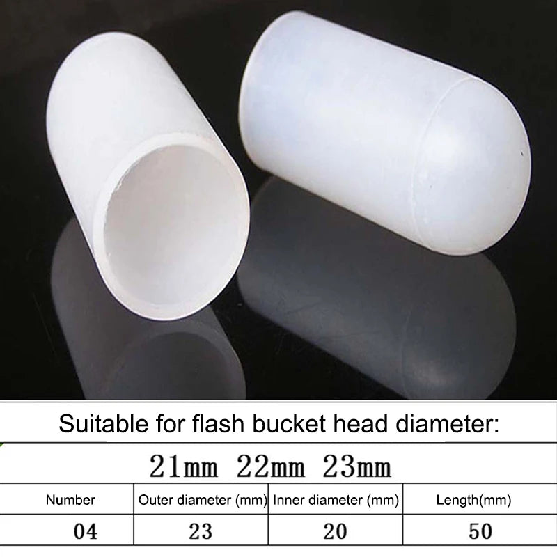 2Pcs Silicone Elastic Flashlight Lampshade For SP31 SP35 IF22A C8G IF25A SP36 S2 C8 EA01 TS21 Q8 14-75MM Torch Qme 21 23mm