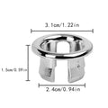 1PC Sink Overflow Cap Sink Basin Overflow Trim Ring 22-24mm Double Layer Vanity Sink Overflow Cap For Kitchen Sink Qme C