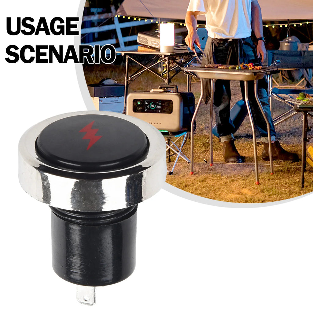 BBQ Electronic Ignition Button Replacement Ignitor Switch For Coleman Gas Grill Outdoor Cooking Equipment Grills Tool Part Qme