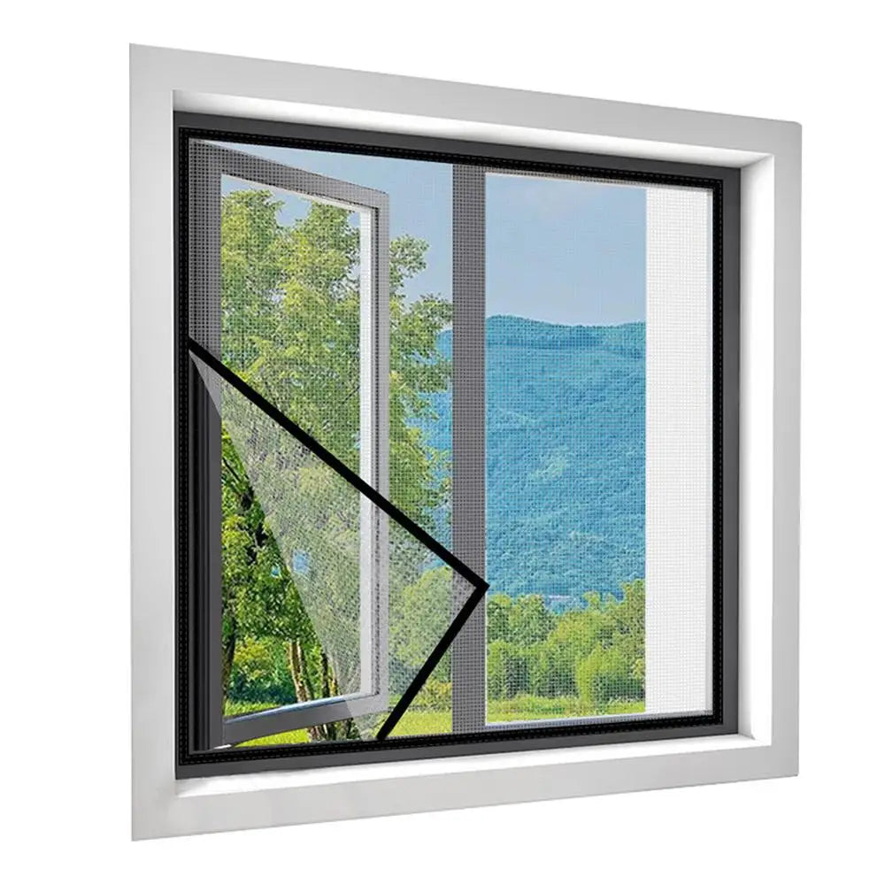 Window Screen Self Adhesive Gnat Netting Door Worm Homeowners Renters Qme China Mainland 90x120cm