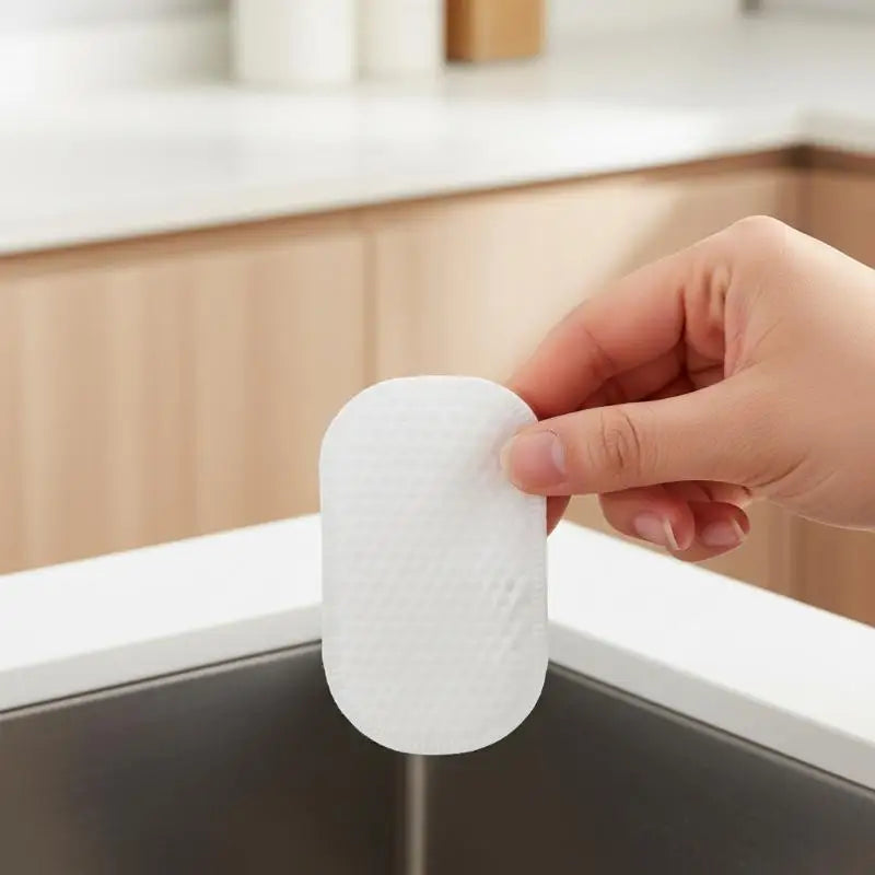 50Pcs Faucet Filter Cotton Anti-splash Removes Sand Filters Water Purification Socks W T-strap For Tap Water Rust Removal Kit Qme