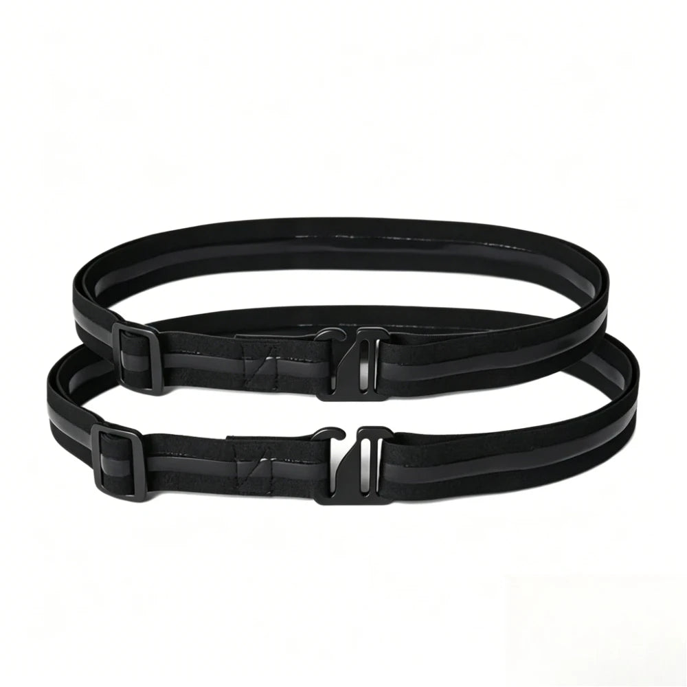 Men's Elastic Shirt Fixed, Stretchable and Adjustable Waistband, Flexible and Comfortable, Silicone Contacts Qme 2pcs