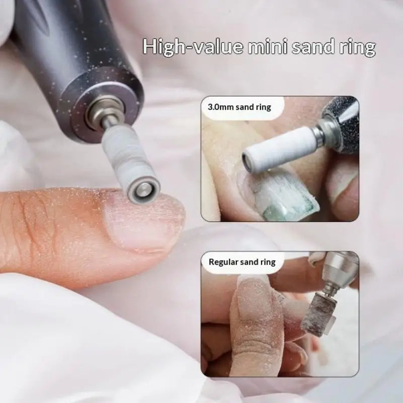 Durable Mini Nail Sanding Bands Electric Drill Professional Care Tools Qme