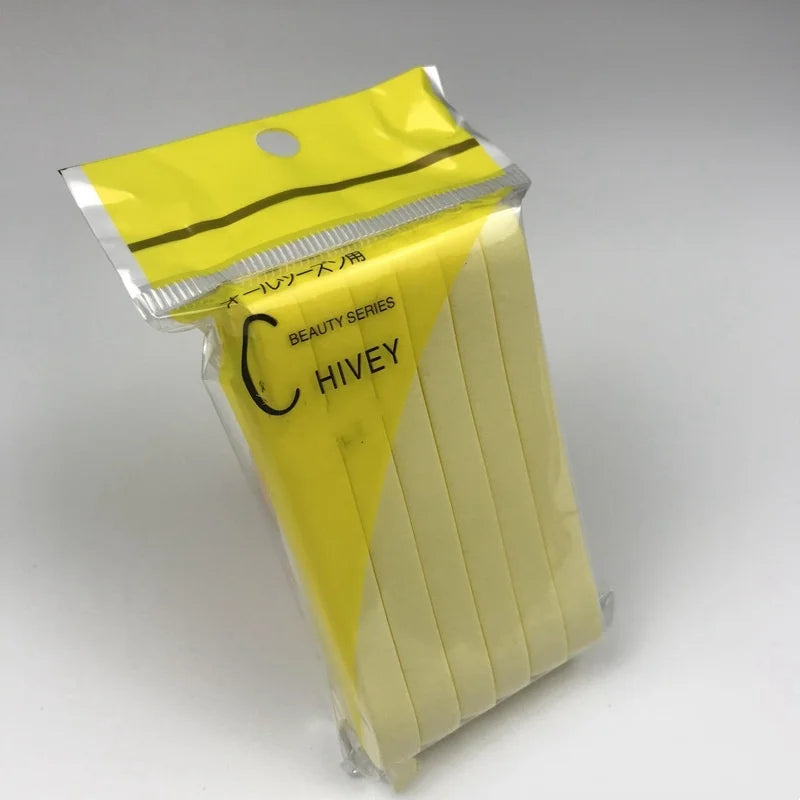12/50PC Compressed Face Wash Wash Face Sponge Clean Face Disposable Powder Puff Face Cleansing Cotton Pad Cleansing Beauty Strip Qme Yellow-12pcs