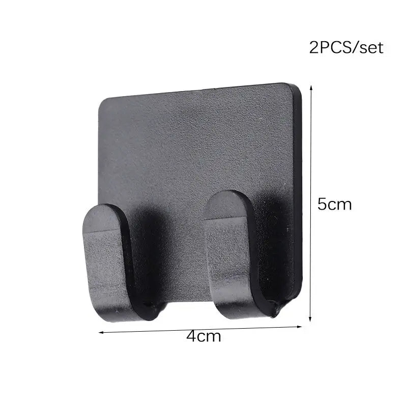 Punch Razor Holder Storage Hook Wall Men Shaving Shaver Shelf Qme 2PCS