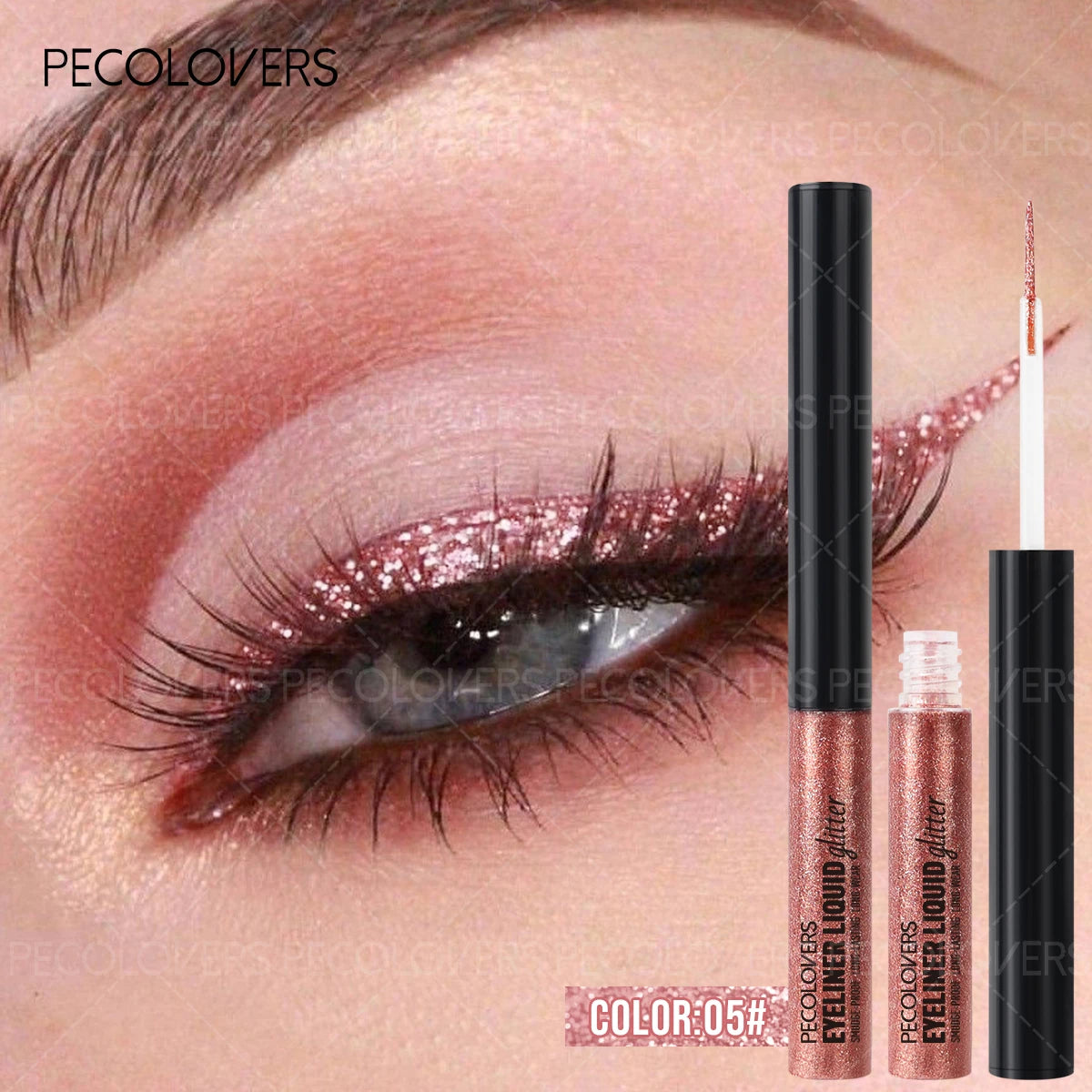 Highly Pigmented Liquid Eyeshadow Maximum Sparkle Eyeliner Qme 05