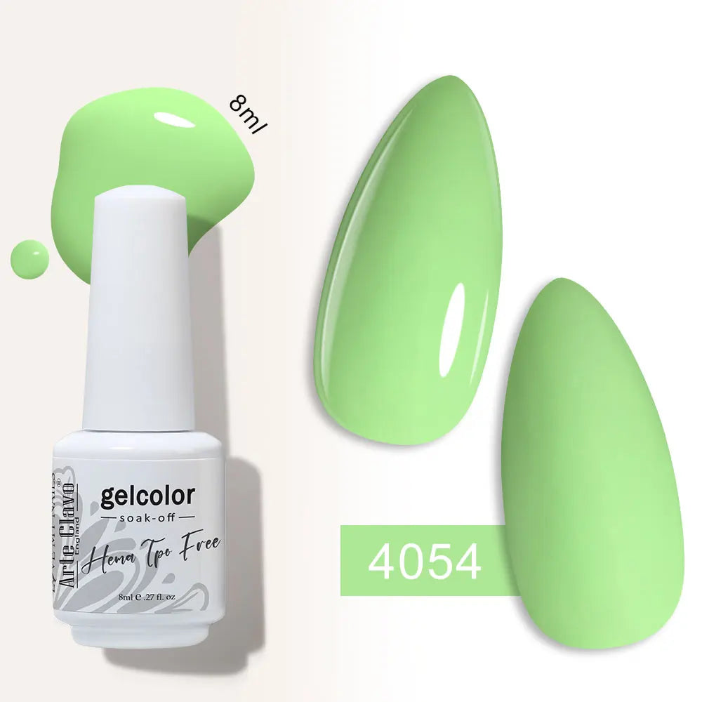 Arte Clavo Semi-permanent Gel Nail Varnish 180 Colors Semipermanent