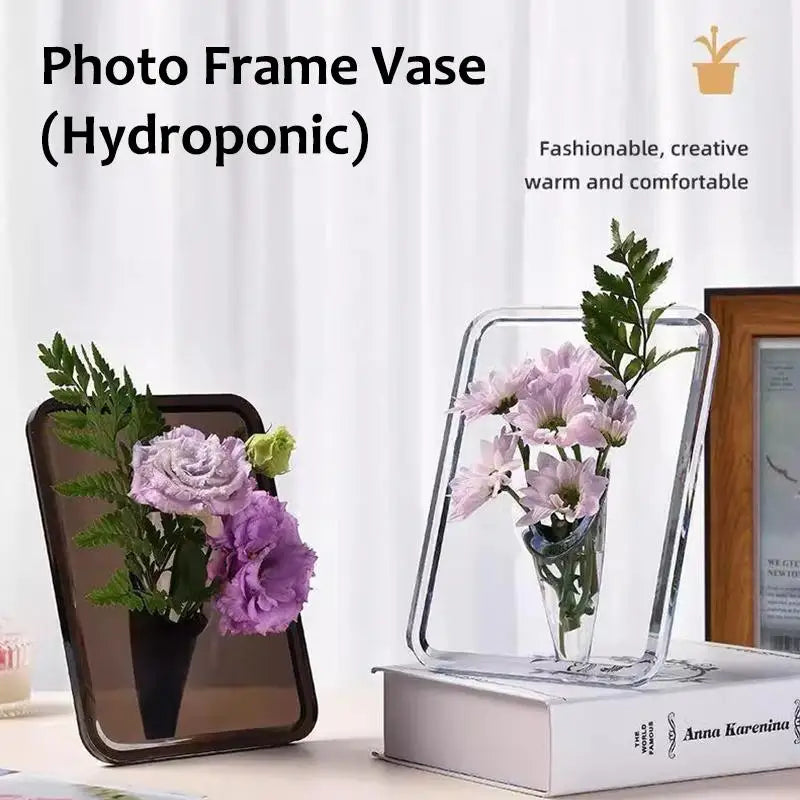 Home Decor Decorative Vases Desktops Bookshelf Frame Flower Vase Qme