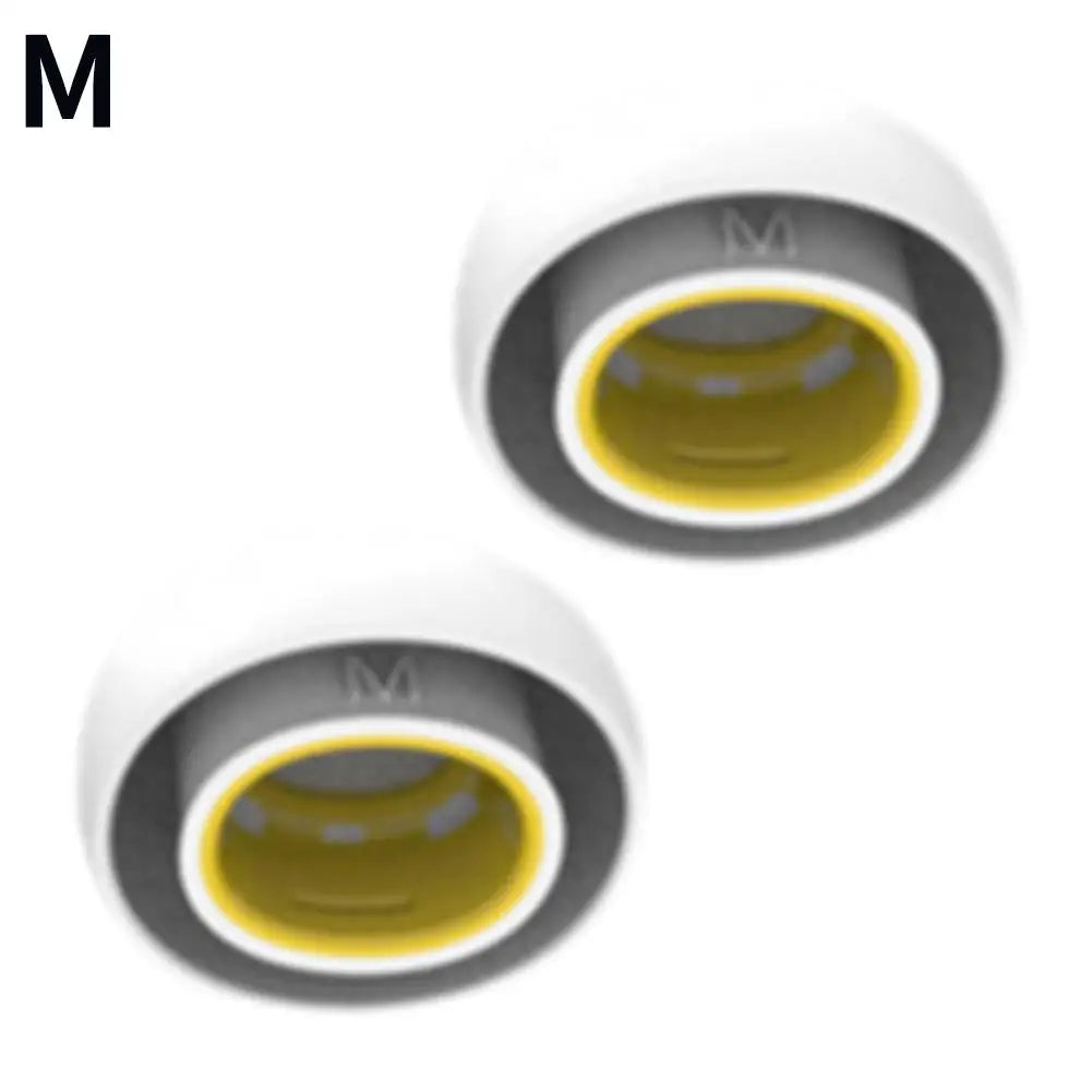 For Apple AirPods Pro 3 Ear Tips Buds Replacement Rubber Eartips Soft Silicone Earbuds Covers Accessories For AirPods Pro 3 Qme White M