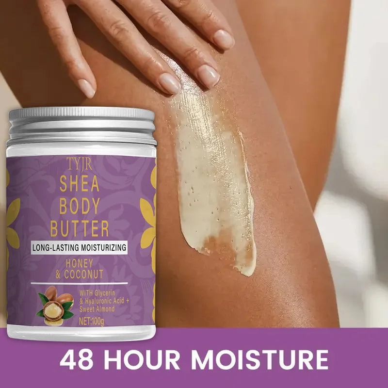 Shea Body Butter Oil 100g Organic Unrefined, Moisturizing Nourishing Softening Body Oil Skin Streaming Products Qme