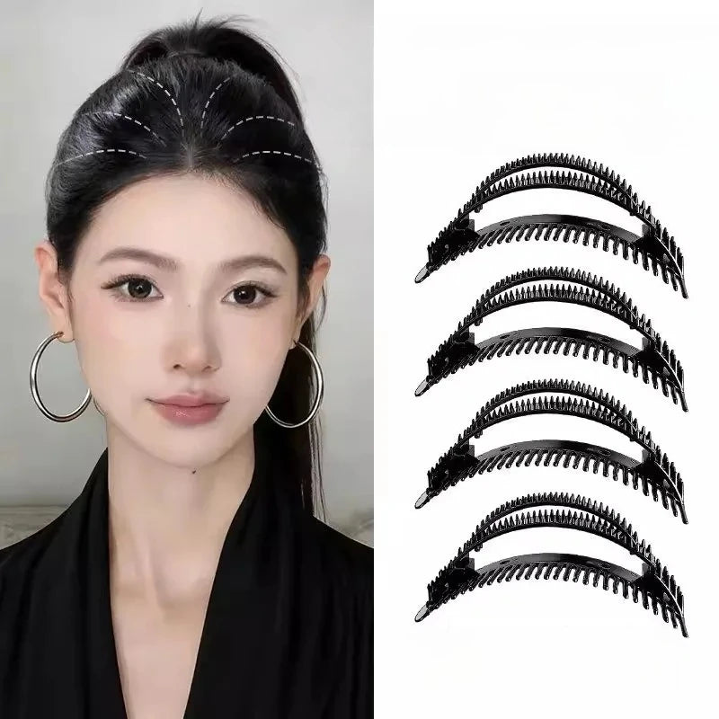 1/4pcs Cushion Stable Hair Roots Volumizing Fiber Insert Comb Invisible Fluffy Hair Pad Heightening Artifact Hairstyle Tool Qme 4pcs