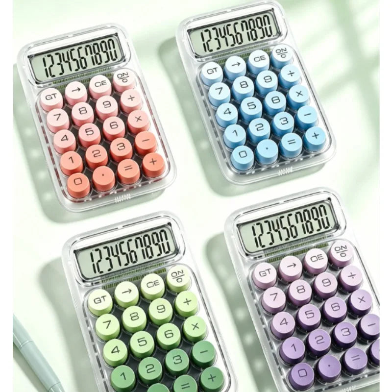Calculator Office Commercial Transparent Dopamine Gradient Color Computer Cute High Appearance Level Calculator Qme